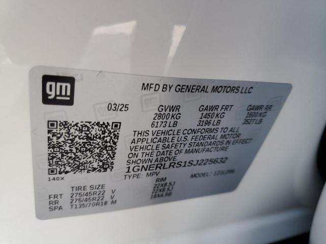 2025 CHEVROLET TRAVERSE R 1GNERLRS1SJ225632