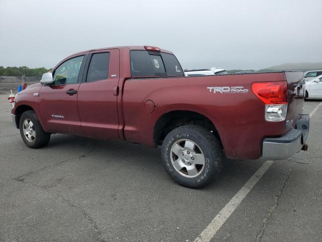 TOYOTA TUNDRA DOU 2007 burgundy crew pic gas 5TFBV54137X002708 photo #3