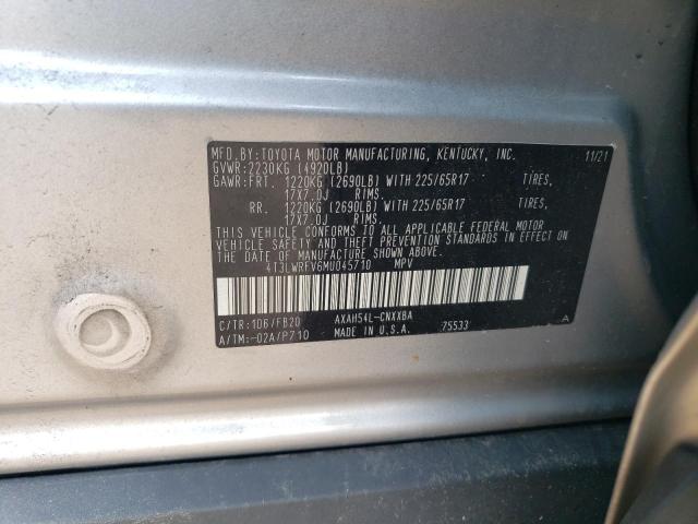 2021 TOYOTA RAV4 LE - 4T3LWRFV6MU045710