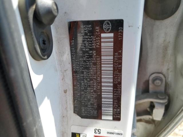 2022 TOYOTA CAMRY TRD 4T1KZ1AK2NU060667
