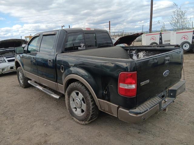 FORD F150 SUPER 2004 black crew pic gas 1FTPW14584KB60405 photo #3