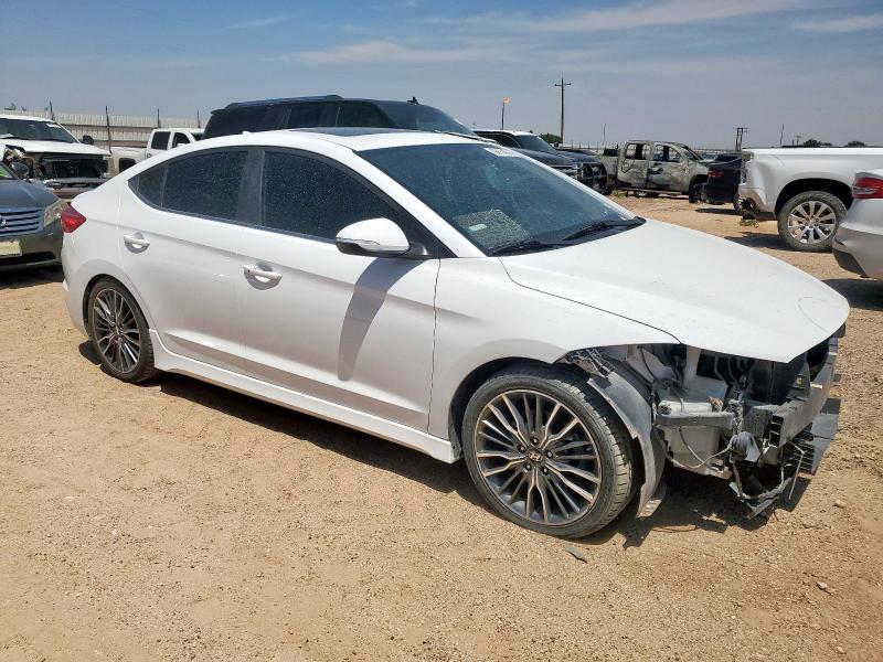 Vin: kmhd04lb7ju456203, lot: 58134005, hyundai elantra sport 20184