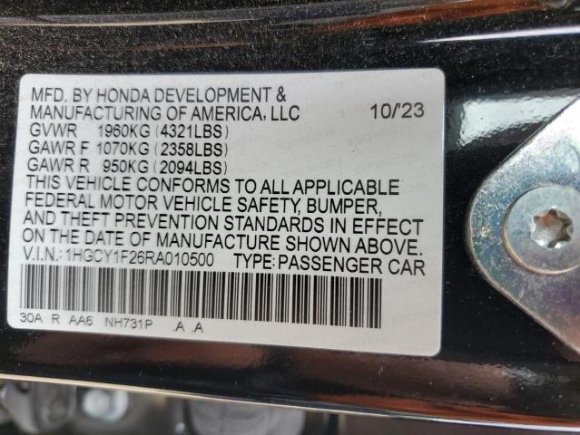 2024 HONDA ACCORD LX - 1HGCY1F26RA010500