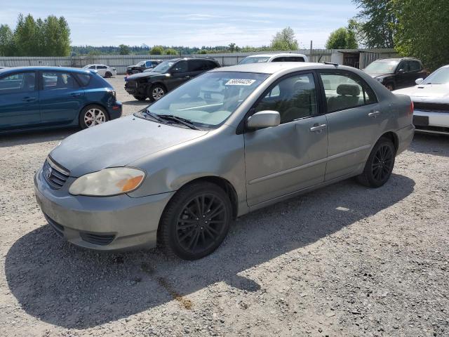 TOYOTA COROLLA CE 2004 gray  gas 1NXBR32E44Z242342 photo #1
