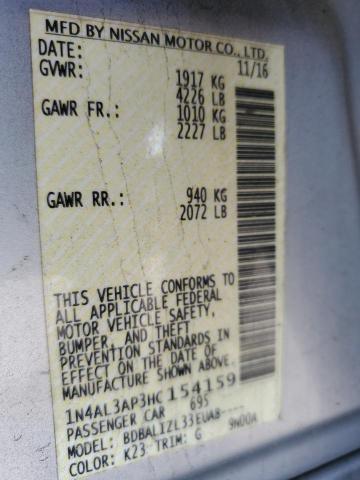 2017 NISSAN ALTIMA 2.5 1N4AL3AP3HC154159