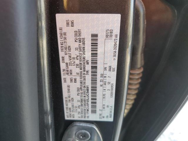 2020 FORD ESCAPE S 1FMCU0F65LUC54891