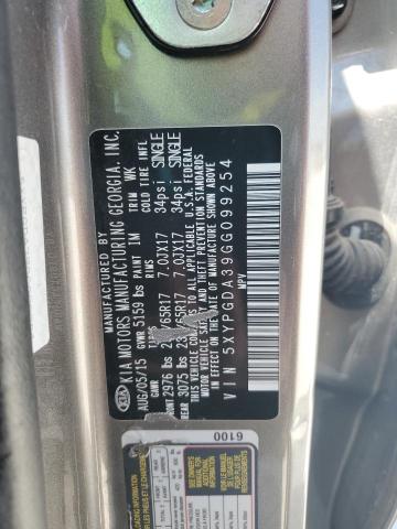 2016 KIA SORENTO LX - 5XYPGDA39GG099254