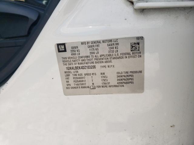 2013 CHEVROLET EQUINOX LS - 1GNALBEK4DZ103206
