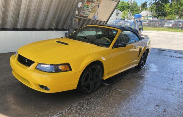 FORD MUSTANG GT 1999 yellow converti gas 1FAFP45X7XF114772 photo #3