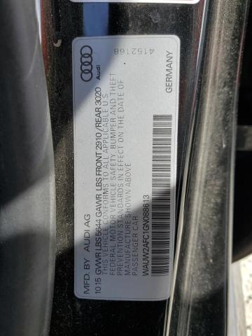 2016 AUDI S7 PRESTIG WAUW2AFC1GN088613