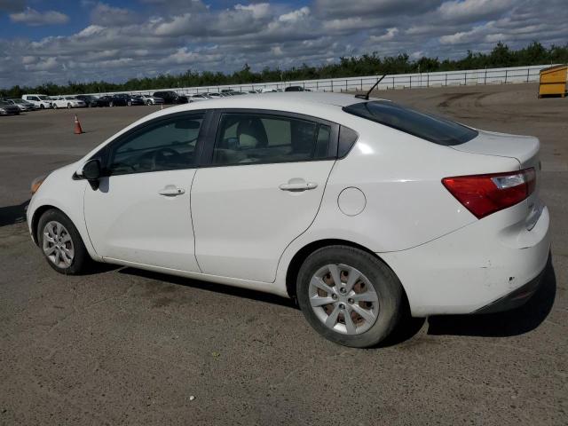 KIA RIO LX 2013 white  gas KNADM4A36D6256102 photo #3