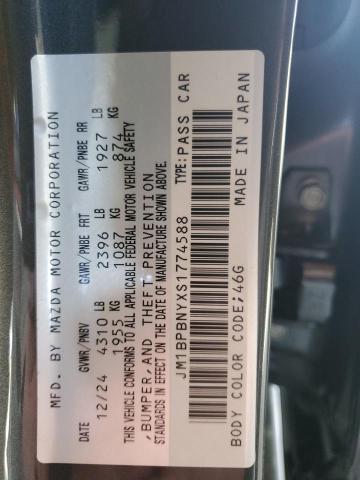 2025 MAZDA 3 PREMIUM - JM1BPBNYXS1774588