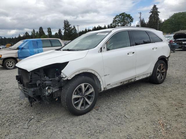 KIA SORENTO EX 2019 white  gas 5XYPHDA53KG457407 photo #1