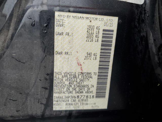 2015 NISSAN ALTIMA 2.5 - 1N4AL3AP3FN877818