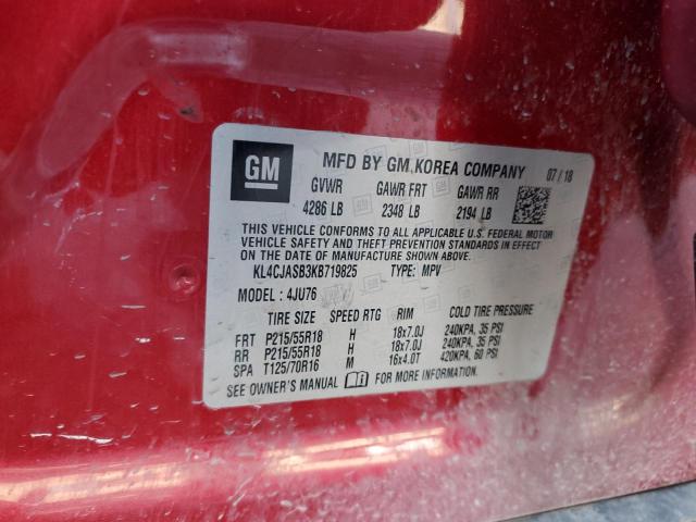 2019 BUICK ENCORE PRE - KL4CJASB3KB719825