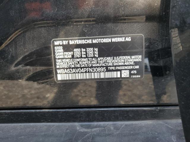 2023 BMW 430I GRAN WBA63AV04PFN30895