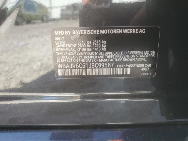 2018 BMW 640 XIGT - WBAJV6C51JBC99567