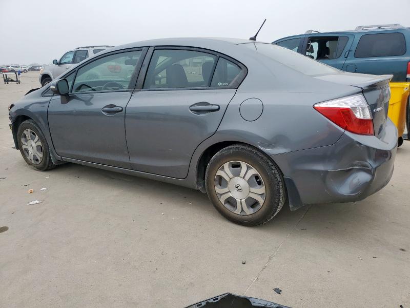 Vin: jhmfb4f31cs001890, lot: 58162715, honda civic hybrid l 20122