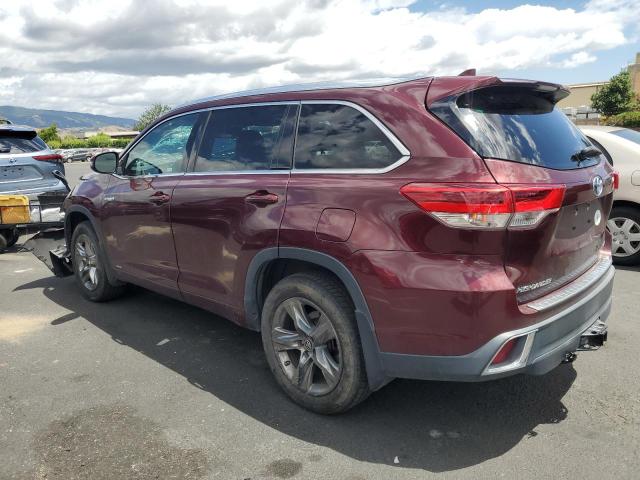 Vin: 5tddgrfh4hs022168, lot: 56943285, toyota highlander hybrid limited 20172