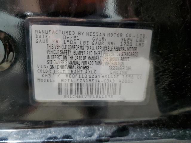 2021 NISSAN VERSA SV - 3N1CN8EV9ML861593