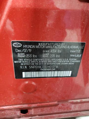 2020 HYUNDAI SONATA LIM - 5NPEH4J20LH013716