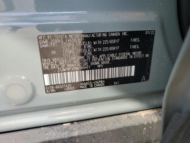 2022 TOYOTA RAV4 XLE - 2T3W1RFV0NW189461