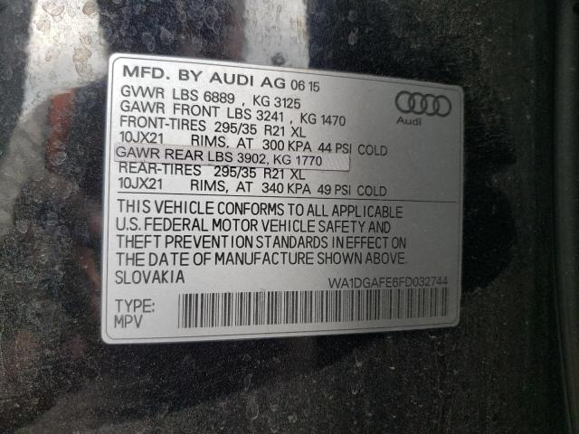 2015 AUDI Q7 PRESTIG WA1DGAFE6FD032744