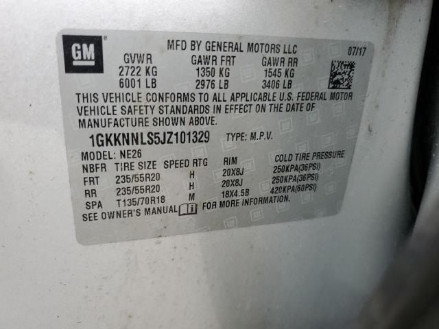 2018 GMC ACADIA SLT - 1GKKNNLS5JZ101329