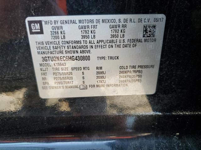 2017 GMC SIERRA K15 - 3GTU2NEC6HG430800