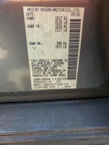 2017 NISSAN ALTIMA 2.5 - 1N4AL3AP6HC116019