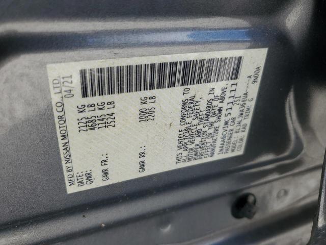 2021 NISSAN MAXIMA SV - 1N4AA6CV1MC511111