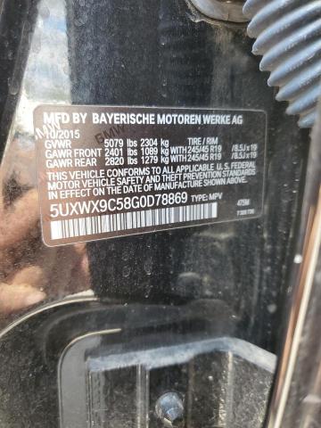 2016 BMW X3 XDRIVE2 - 5UXWX9C58G0D78869