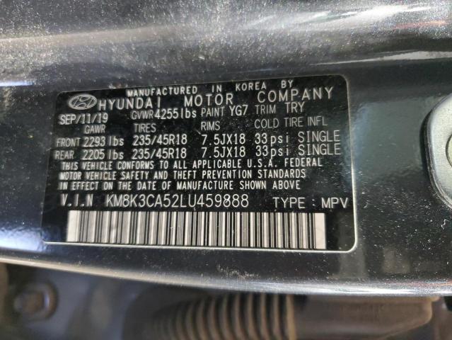 2020 HYUNDAI KONA LIMIT - KM8K3CA52LU459888