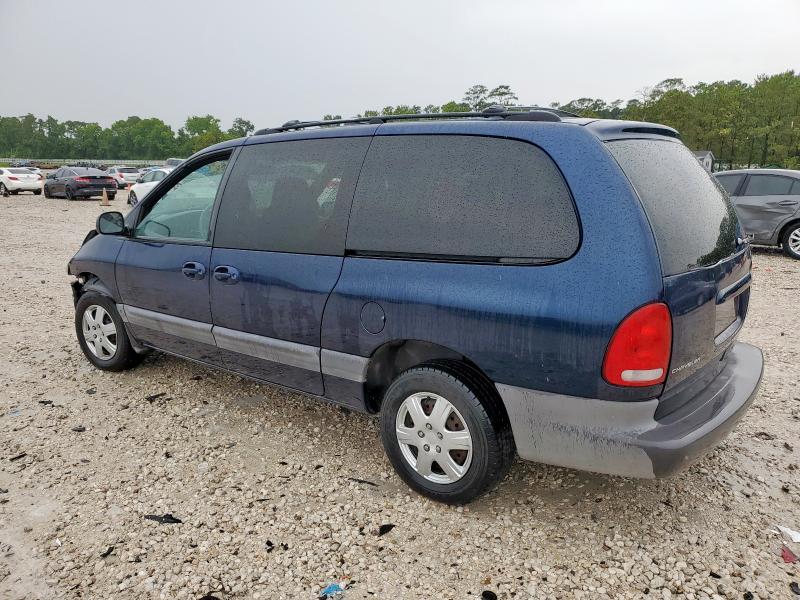 CHRYSLER GRAND VOYA 2000 blue  flexible fuel 1C4GJ44G3YB631478 photo #3
