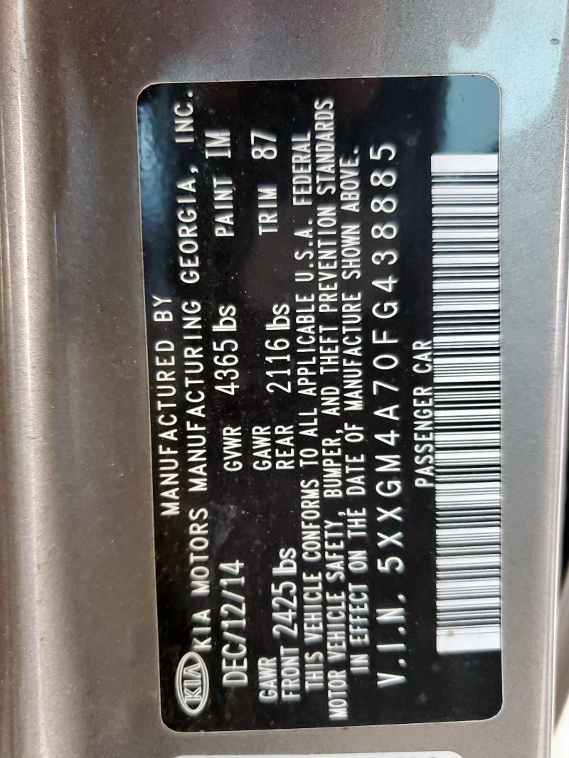 2015 KIA OPTIMA LX - 5XXGM4A70FG438885