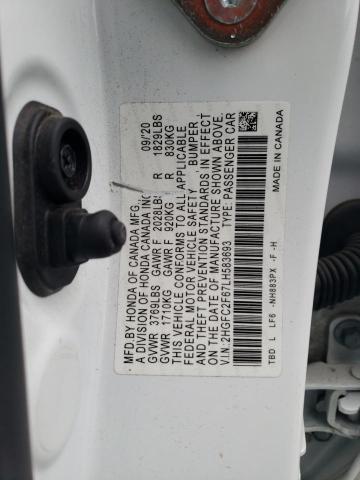 2020 HONDA CIVIC LX - 2HGFC2F67LH583693