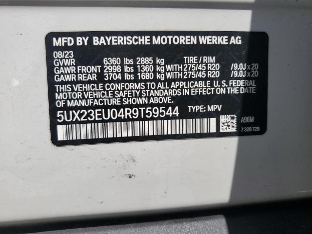2024 BMW X5 XDRIVE4 - 5UX23EU04R9T59544