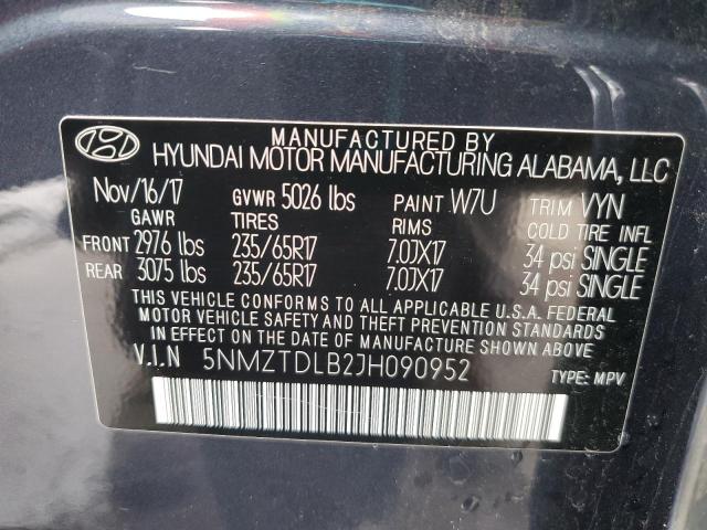 2018 HYUNDAI SANTA FE S #3285013953