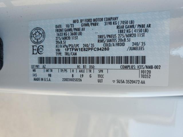 1FTFW1E82PFC94280 2023 FORD F-150