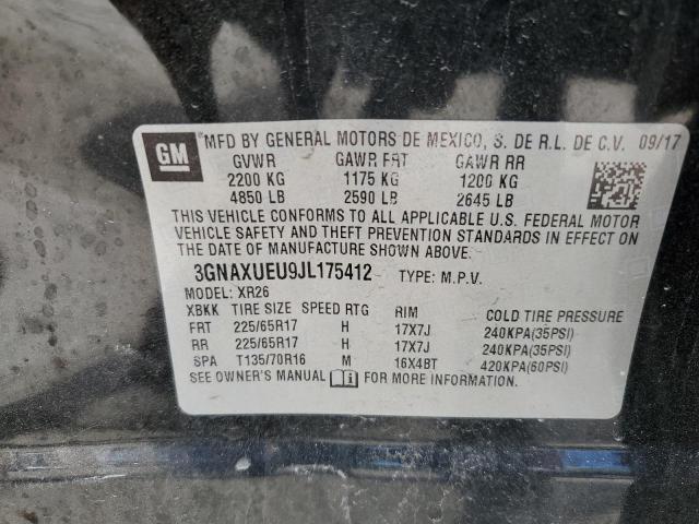 2018 CHEVROLET EQUINOX LT - 3GNAXUEU9JL175412