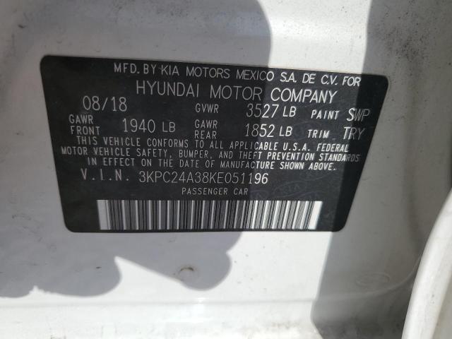 2019 HYUNDAI ACCENT SE 3KPC24A38KE051196