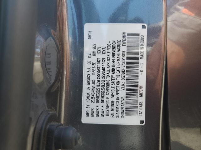 2016 HONDA CR-V EX 3CZRM3H57GG713815