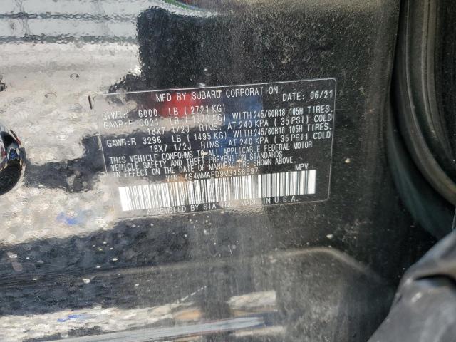 2021 SUBARU ASCENT PRE 4S4WMAFD9M3458697