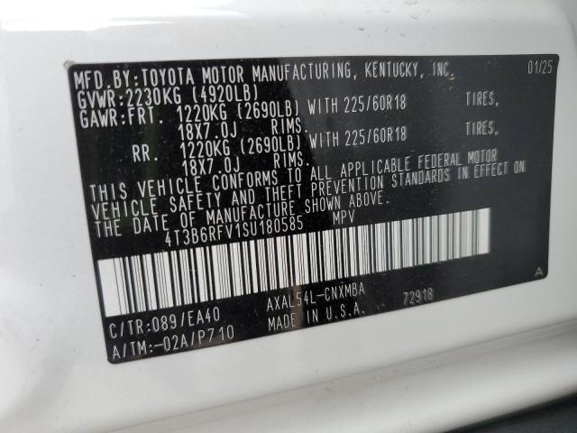 2025 TOYOTA RAV4 XLE P - 4T3B6RFV1SU180585