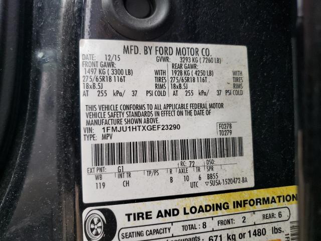 2016 FORD EXPEDITION - 1FMJU1HTXGEF23290