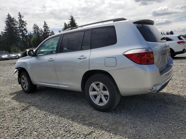 TOYOTA HIGHLANDER 2010 silver  gas 5TDZA3EH5AS001860 photo #3
