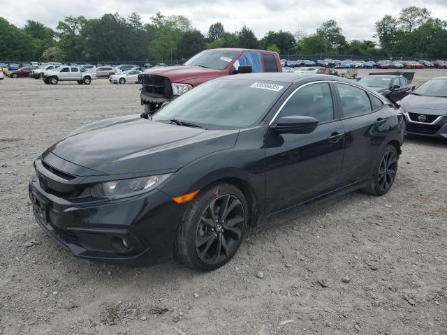 Vin: 19xfc2f84me002745, lot: 55656635, honda civic sport 2021 img_1
