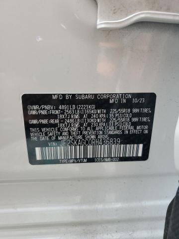 2024 SUBARU FORESTER S JF2SKAGC0RH436839