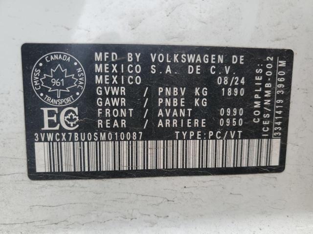 2025 VOLKSWAGEN JETTA TREN 3VWCX7BU0SM010087