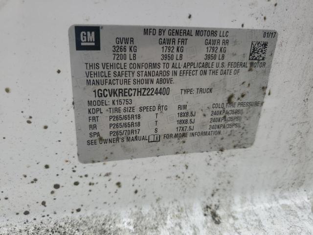 2017 CHEVROLET SILVERADO - 1GCVKREC7HZ224400